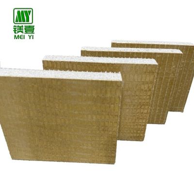 Tabla de suelo de MgO de 3 capas amarilla de 50 mm para pisos de contenedores